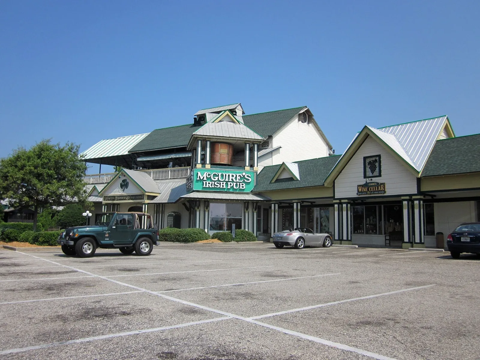 Exterior of McGuire's Irish Pub in Destin, photographed in June 2010.